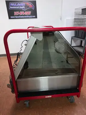 Used Henny Penny Used Henny Penny HMR-105 5-Well Heated Merchandiser Warmer Display 208V 3PH Heated Cabinets & Displays Illinois US | Falcon Restaurant Supply #1373723