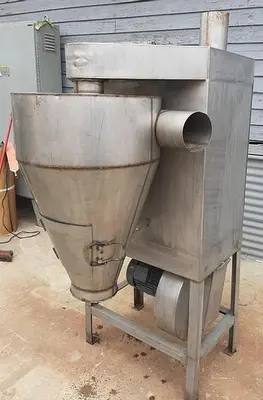 Dust Collector, Baghouse, 34 SF, S/st, 2 HP #S743809
