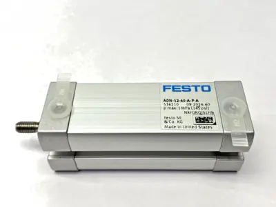 New | in-Stock Festo Pneumatic Compact Cylinder 12mm Bore 40mm Stroke 536210 Pneumatic Cylinders Michigan US | Maverick Industrial Sales #1398261