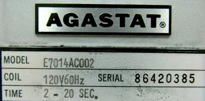 NEW AGASTAT E7014AC002 TIMING RELAY