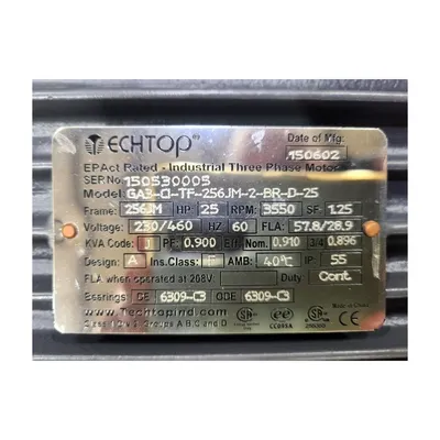 NEW TECHTOP INDUSTRIES, INC. GA3-CI-TF-256JM-2-BR-D-25