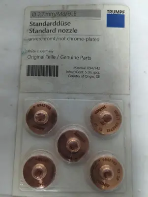 New | in-Stock TRUMPF 0942742 Nozzles Ohio US | Surplus Asset Holdings #1236012
