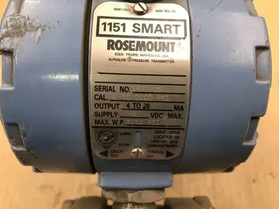 Rosemount 1151GP9S22B1 Alphaline 1151 SMART Pressure Transmitter 3000PSI