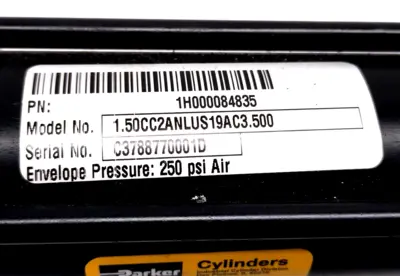 Used Parker 1.50CC2ANLUS19AC3.500 Pneumatic Cylinders Michigan US | Maverick Industrial Sales #1467969
