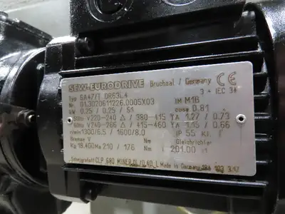 BMF SPE 63/30-250 CNC Chip Conveyor with Coolant Tank Pump Filtration 460V 10FPM