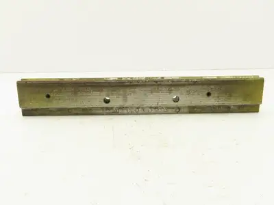 Press Brake Die 15-7/8" Long 90° V 9/16" W 1/4" D 1-3/4" H 1/2" Tang