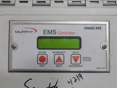 Murphy EMS448 Electronic Monitoring Systems Controller Used