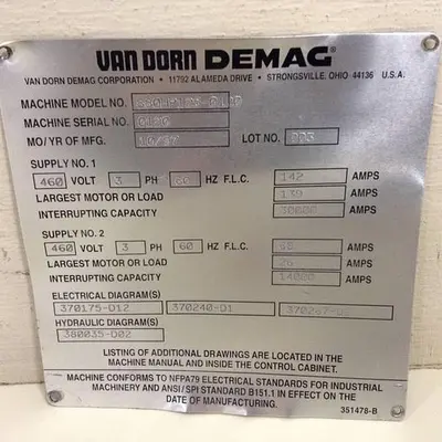 USED VAN DORN DEMAG N5G-6X 64