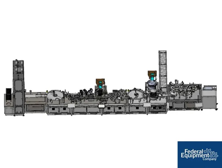 New | in-Stock BAUSCH Advanced Technology Group BAUSCH Advanced Technology Group Vial Filling Line, New Filling Machines DE | Federal Equipment Company #131278