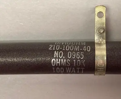 Used OHMITE 0965 210-100M-40 Miscellaneous Equipment (Electrical & Power) | Surplus Asset Holdings #1200942
