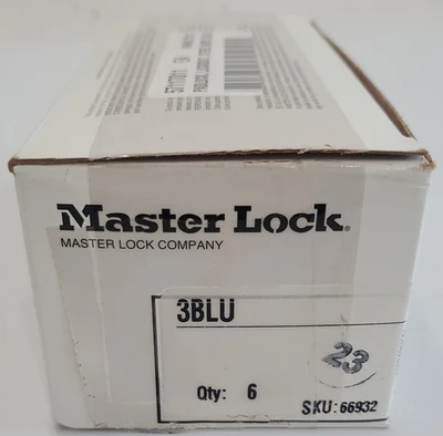 NEW Master Lock 3BLU