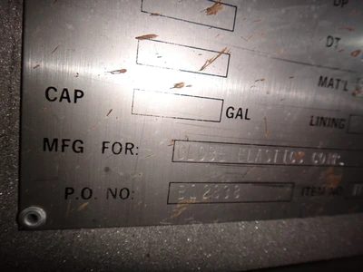 664 Gallon 304 Stainless Vertical Tank with Agitator