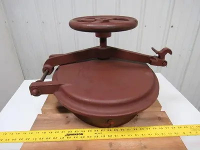 18"x24" New Cast Iron Round Ship Style Bulkhead Access Door/Hatch