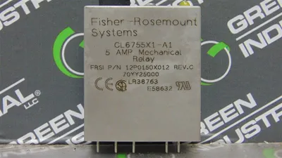 Fisher Rosemount CL6755X1-A1 5 Amp Mechanical Relay 12P0150X012 Rev. C Used