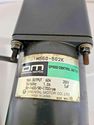 USED Oriental Motor M560-502K GEAR HEAD 5GU30KB