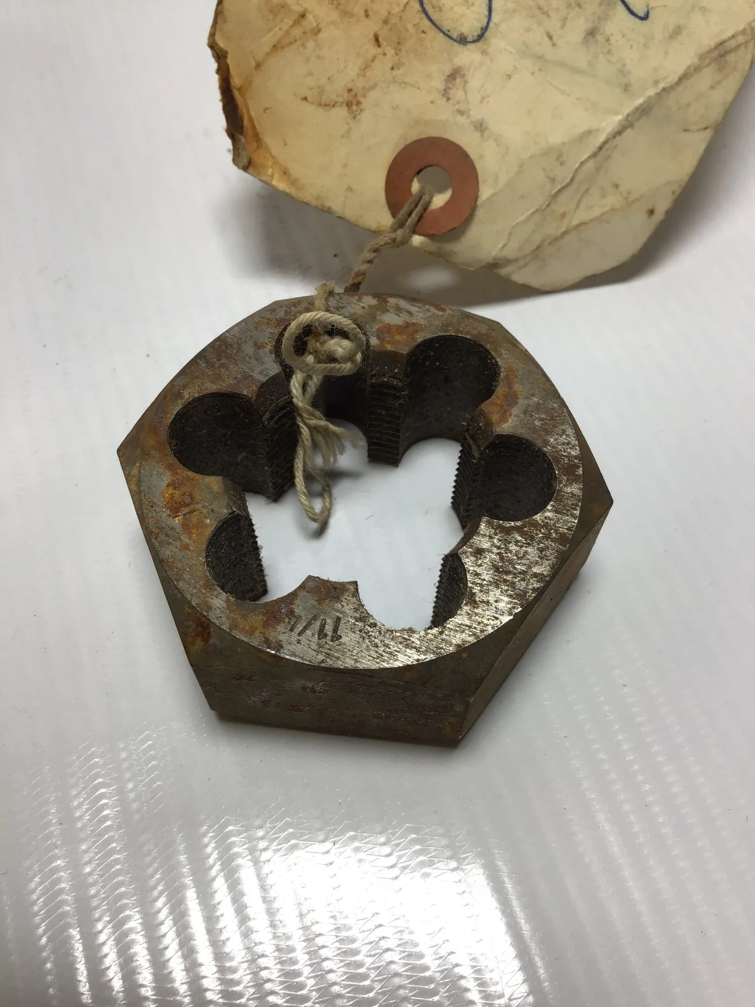 Widell 17740 1.25 -16  Hex Die threading