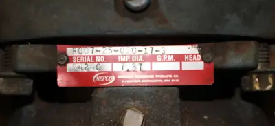 USED MARATHON ELECTRIC 4VB182TTDR7355AT L