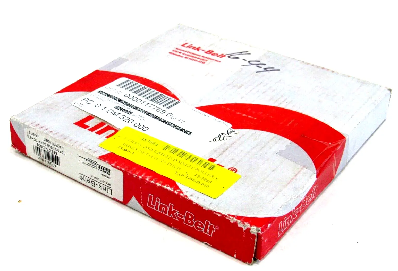 NEW LINK-BELT 40SS-1 ROLLER CHAIN 10FT 240 PITCHES 40SS1