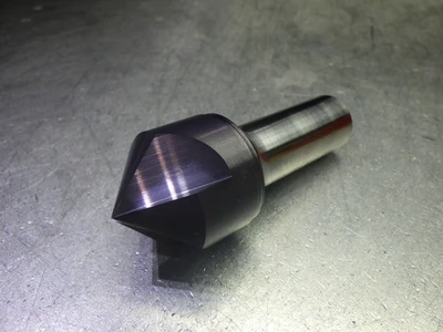 KEO 1.25" 3 Flute 100 Deg Carbide Counter Sink 3/4" Shank 55778-TiAlN (LOC508A)