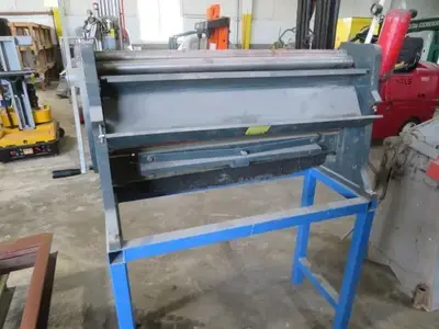 40" WELBILT HAND PRESS BRAKE & SHEET ROLLER: YOBRO #25208