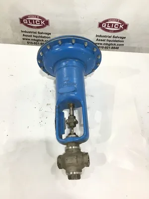 Warren E-1890021/26756 Air Actuated Control Plug Valve 20 PSIG