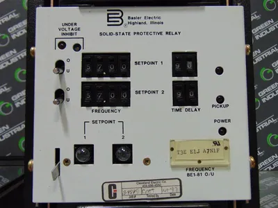 Basler Electric BE1-81 O/U Frequency Relay Module Used