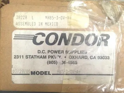 CONDOR  HB5- 3/OVP- A+ POWER SUPPLY