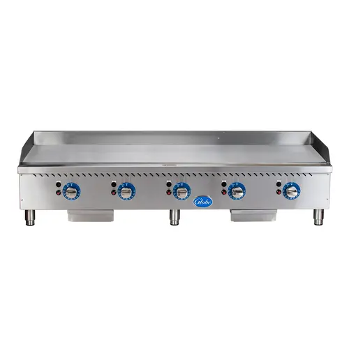Globe GG60TG 60" Gas Griddle w/ Thermostatic Controls - 1" Steel Plate, Convertible