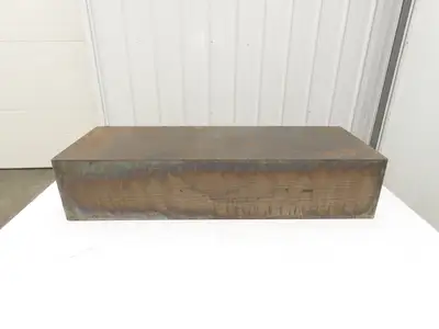 Mild Carbon Steel Rectangle Block 7-1/2"x 12-1/2" x 35"  900Lbs