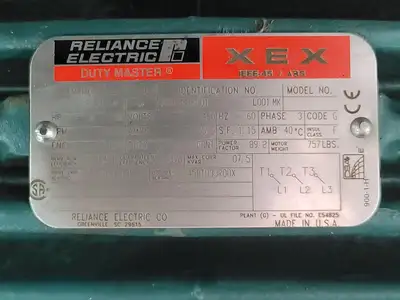 30 hp, 460 volts, 3540 rpm, 286LPH Electric Motor