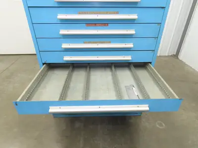 Nu-Era Modular Tool Storage Cabinet 10 Drawer 45x28x61" Vidmar Lista Stanley