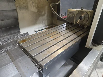 2018 Leadwell V-50i VMC w/ 30-Slot ATC, Conveyor, Fanuc Oi-MF Controller