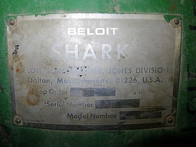 USED Beloit Jones Shark