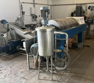 Alfa-Laval AVNX 4055B-31G decanter centrifuge, 316SS.