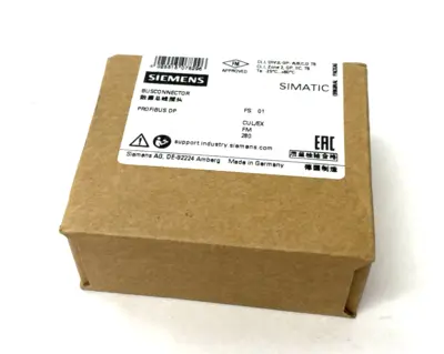 New | in-Stock Siemens SIMATIC DP PROFIBUS Bus Connector, 35-Degree RS485 Bus Bars & Plugs Michigan US | Maverick Industrial Sales #1401810