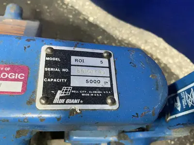 Used BLUE GIANT ROI 5 Material Handling (misc) Ohio US | HGR 24 #1287401