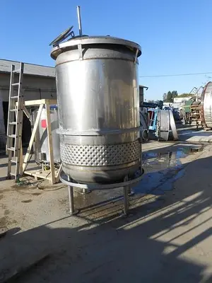 Tank, 650 Gallon, 316 Stainless Steel, Jacketed, 52" x 70", DT/DB #S742204