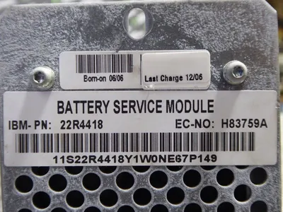 IBM / Delta Energy Systems 22R4418 Battery Service Module D0105510/03 Used