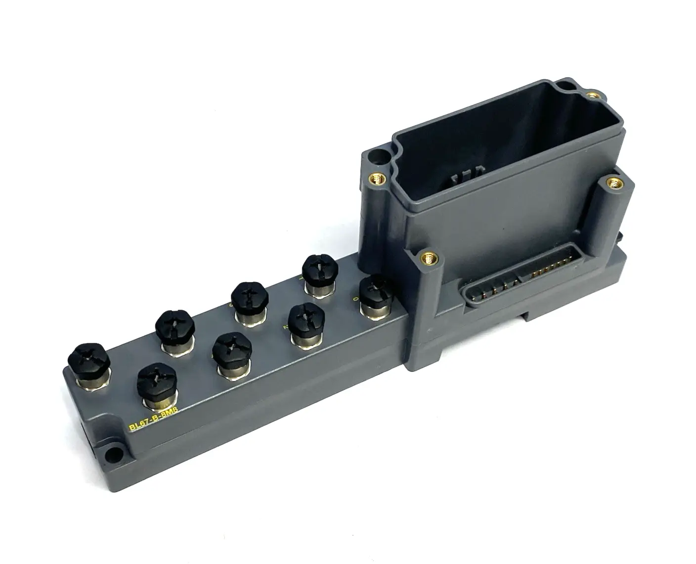 USED TURCK I/O BASE MODULE M8 X 8 4-PIN CONNECTION 6827384