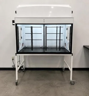 Used FLOW SCIENCES CUSTOM ENCLOSURE WITH SLIDING DOOR Safety Enclosures New Jersey US | Bionex Scientific LLC #800607