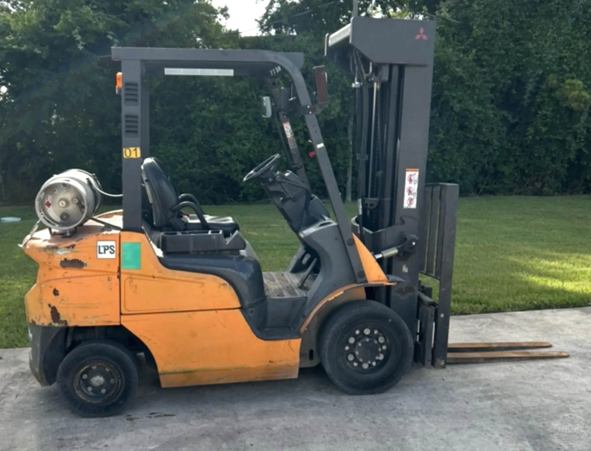 Used 2020 MITSUBISHI FG25N Liquid Propane Forklifts Texas US | Forklift Exchange #1274627