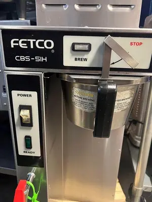 Fetco CBS-51H-15 C51046 Stainless Steel Single Automatic Coffee Brewer - 120/208-240VFetco CBS-51H-15 C51046 Stainless Steel Single Automatic Coffee Brewer - 120/208-240V