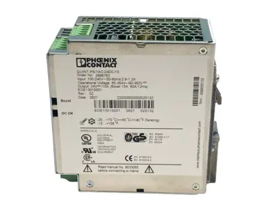 Used Phoenix Contact Primary Switched Power Supply 2866763 DIN Rail Power Supplies Michigan US | Maverick Industrial Sales #1392335