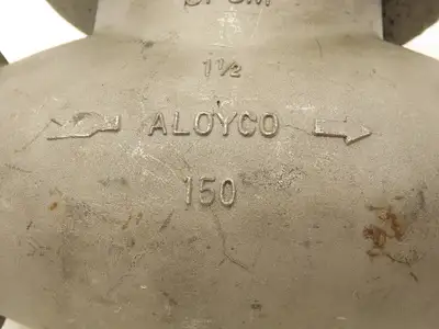 Aloyco 370 Horizontal Swing Check Valve 1-1/2" NPT Threaded Class 150 CF3M