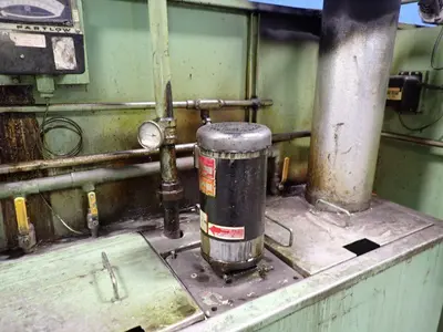 20" DIAMETER JENSEN MODEL #8452 (WASH, RINSE & DRY) CONTINUOUS ROTARY DRUM PARTS WASHER: YOBRO #25068