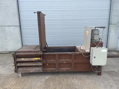 USED MECAMAT SCRAP BALLING PRESS