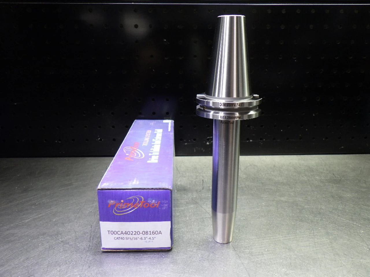 PrimeTool CAT40 5/16" Shrink Fit Tool Holder 6.3" Pro T00CA40220-08160A (LOC522)