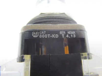 Allen Bradley 800T-KD1-VD2-VD3-VD4-XA2 30mm Cam Selector PB w/ 4 Contacts Black