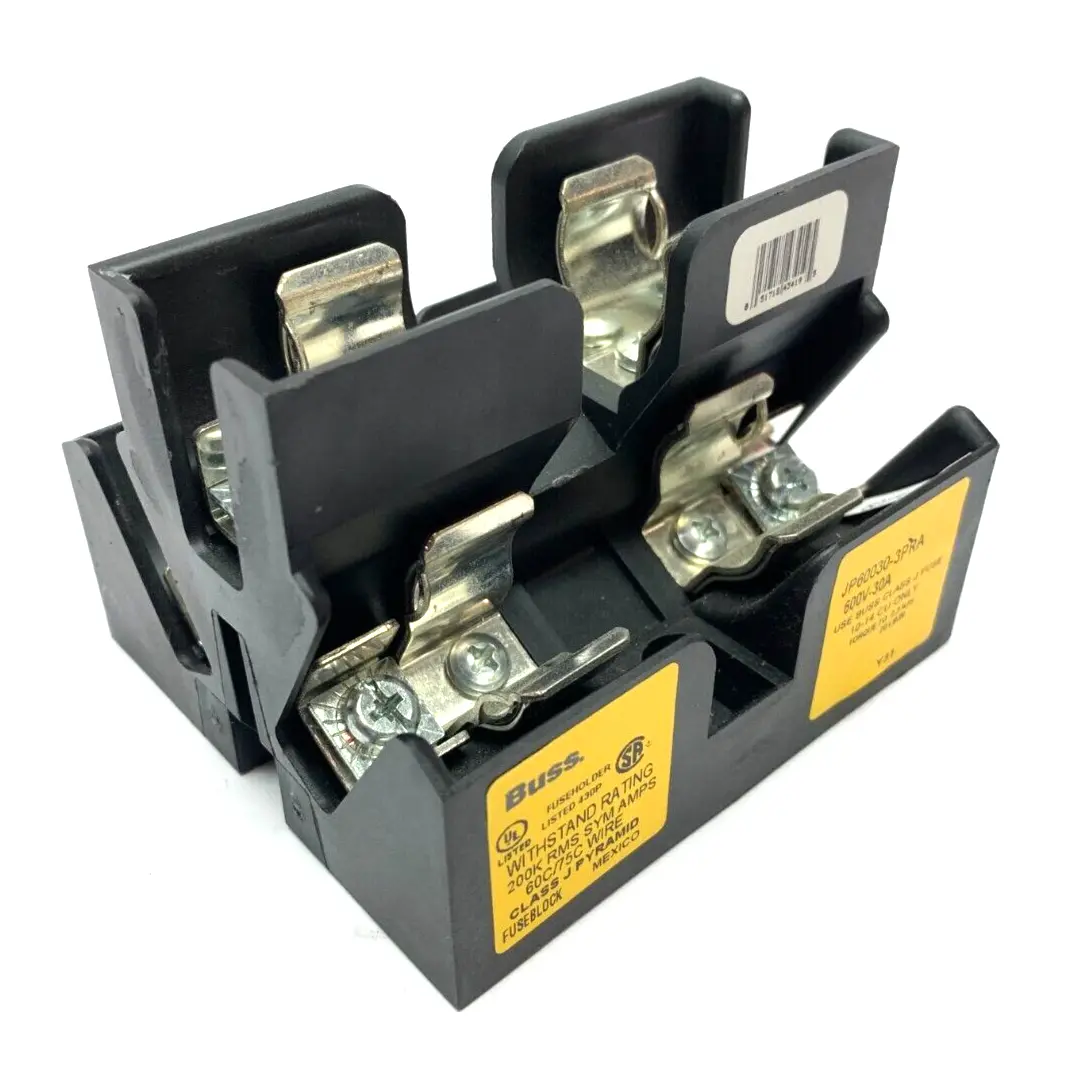 Used Bussmann Class J Pyramid Fuse Holder Block Fuse Accessories Michigan US | Maverick Industrial Sales #1489903