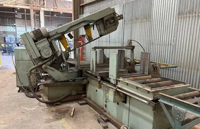 18" X 27" HYDMECH MODEL #S25-A HORIZONTAL SWIVEL MITER AUTOMATIC BAND SAW: YOBRO #25047